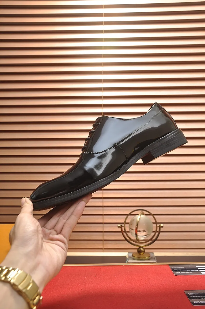 Men's shoes💰460💶【LOUIS VUITTON】(sheepskin lining) new cowhide LV formal shoes🎩🎩❗️🆘made one to one at the counter🎩original quality, imported cowhide upper➕full sheepskin lining➕original rubber outsole, {high quality visible}👣Size: 38-45 (45 custom-made)